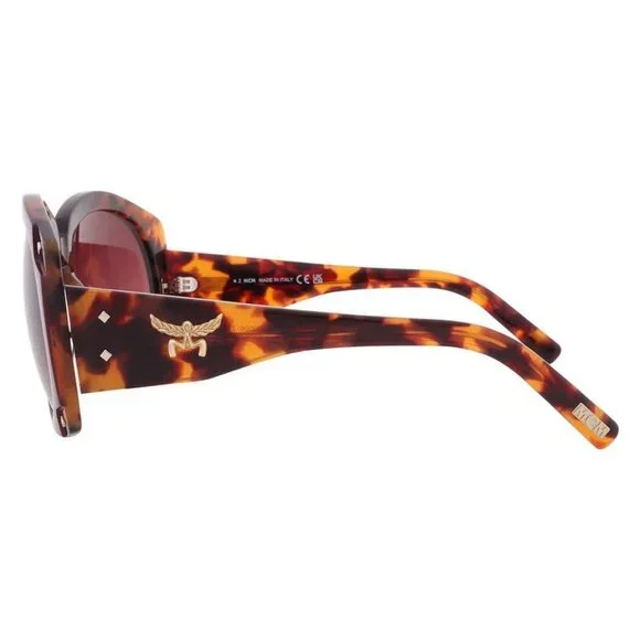 New MCM Brown Gradient Oval Unisex Sunglasses MW0005 71F 61 MW0005 71F 61Men